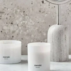 MerakiFresh Linen Scented Candle Medium