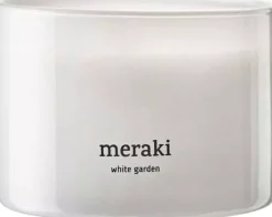 MerakiWhite Garden Scented Candle Large