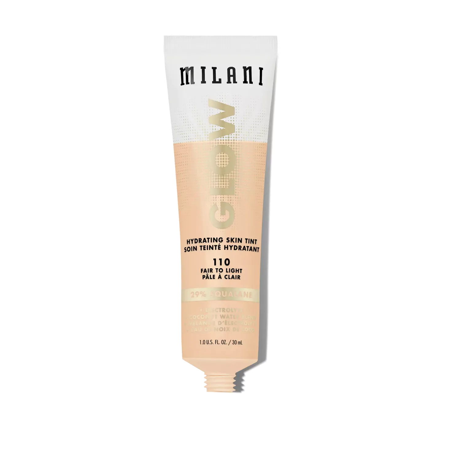 Milani Glow Hydrating Skin Tint 110 Fair to Light