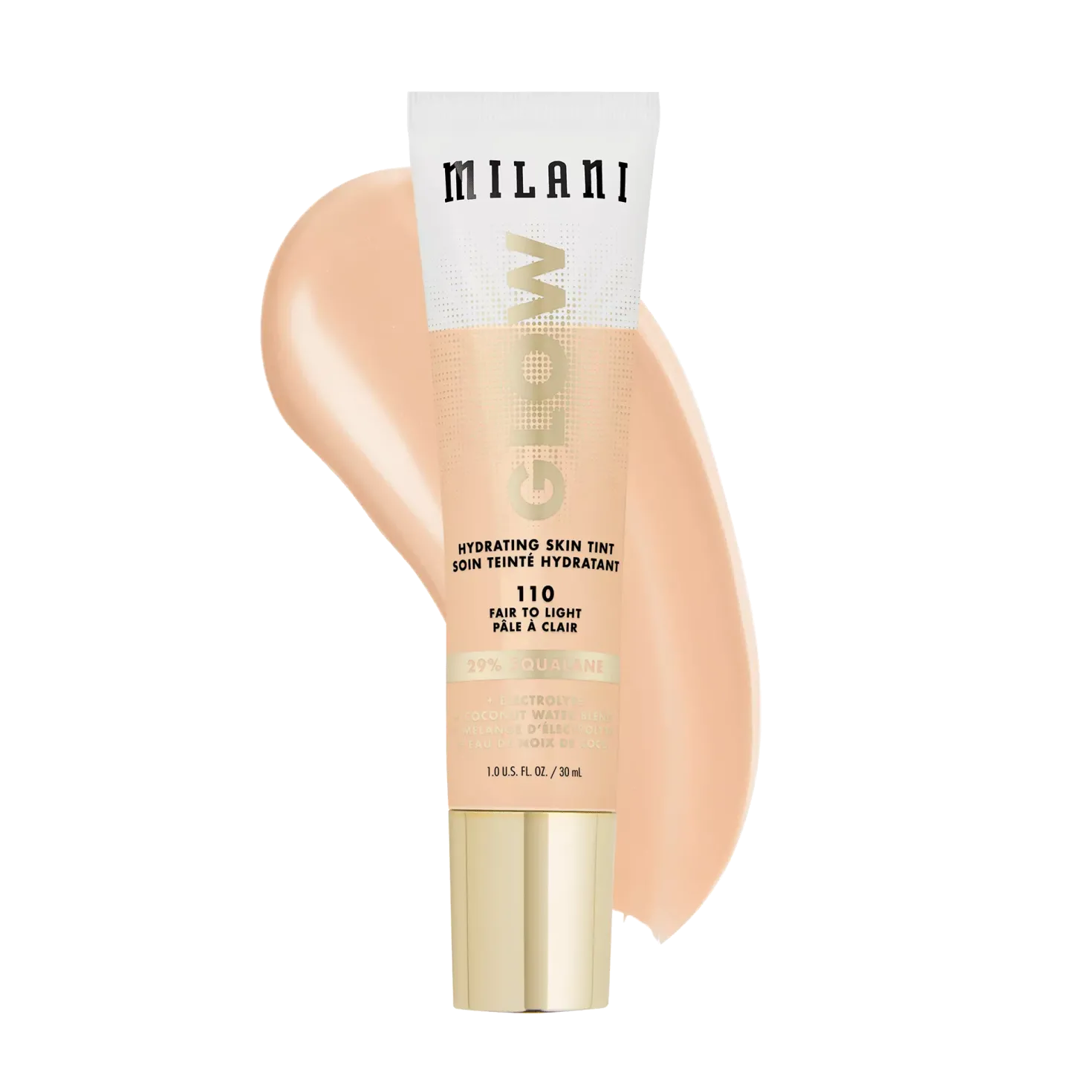 Milani Glow Hydrating Skin Tint 110 Fair to Light