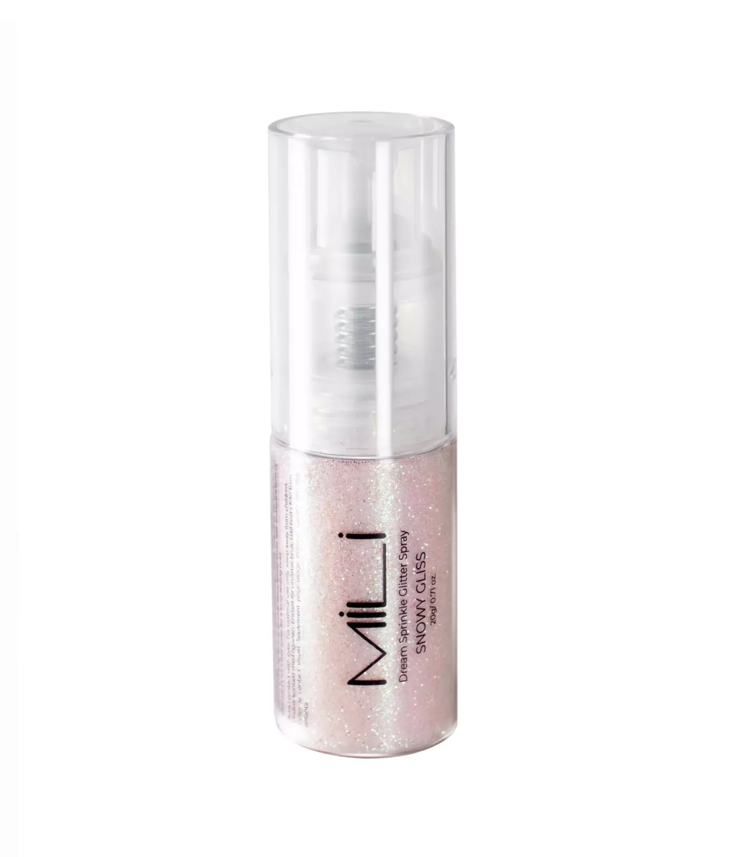 MILI Cosmetics Dream Sprinkle Glitter Spray Pink Party