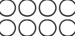 Mineas Hair Band Basic 8 pcs Black