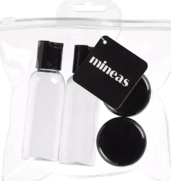 Mineas Travel Bottle Set 4 Pcs Transparent