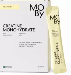 MOBY Kreatin Monohydrat Stickpacks 30 stk