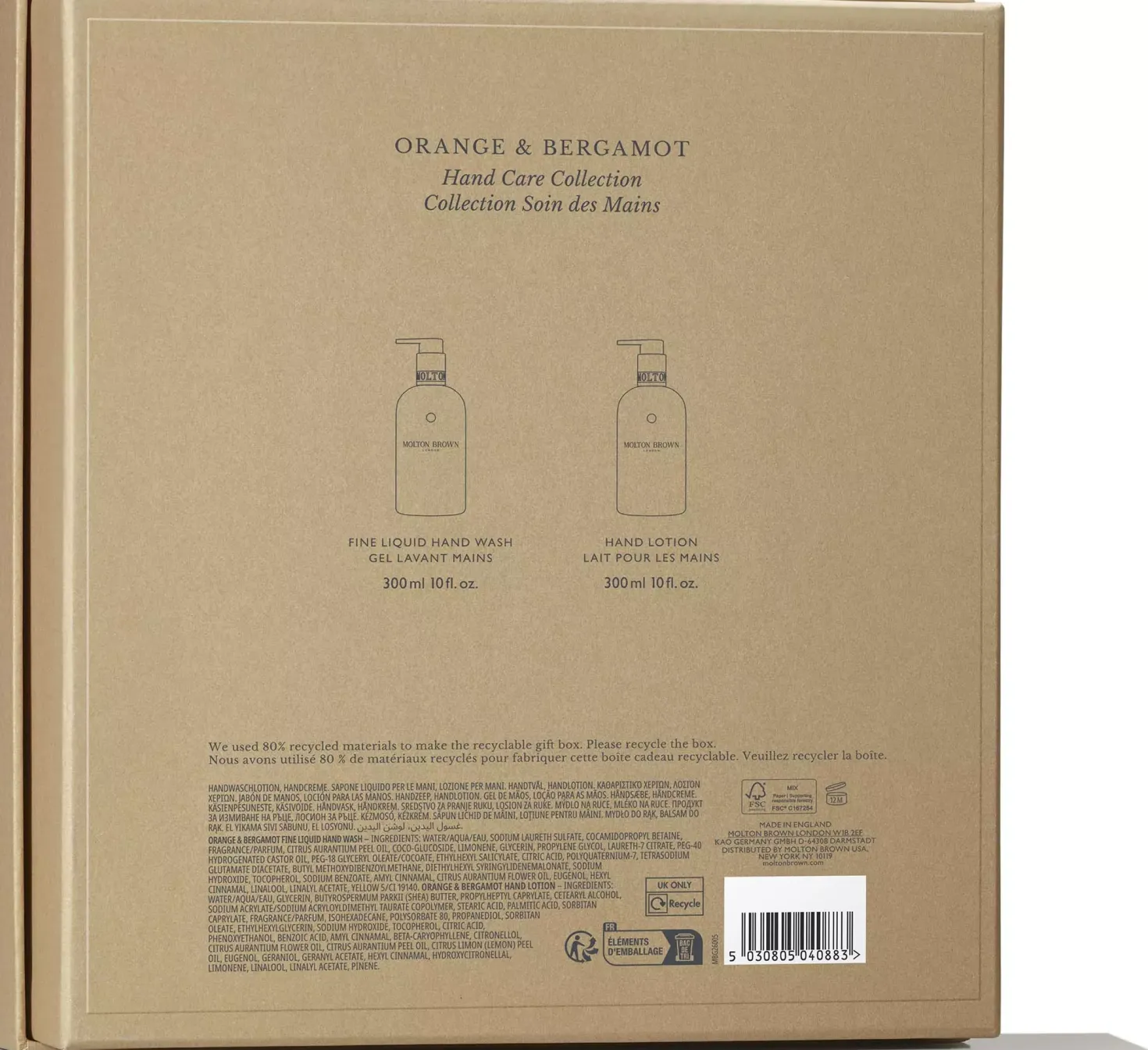 Molton Brown Gift Set Orange & Bergamot Hand Care Collection 600 ml