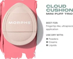 Morphe Cloud Cushion Mini Puff Trio