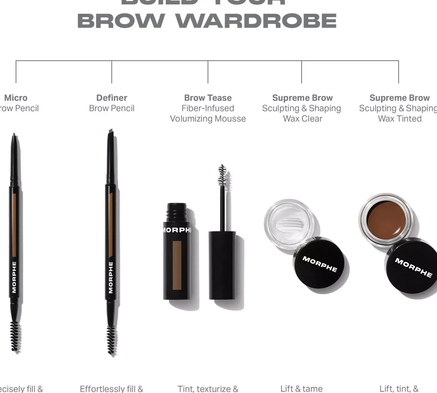 Morphe Supreme Brow Sculpting & Shaping Wax Clear 6,2 g