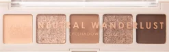 MUA Makeup Academy Eyeshadow Palette 5 Shades Neutral Wanderlust