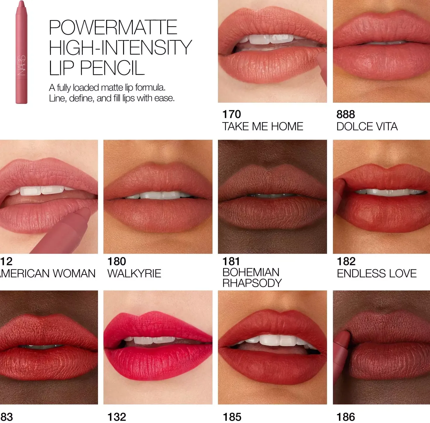 NARS Powermatte High-Intensity Lip Pencil 888 Dolce Vita