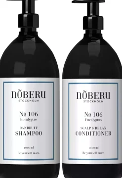 Nõberu of Sweden Bundle Dandruff Shampoo 1000 ml & Scalp & Relax Conditioner 1000 ml