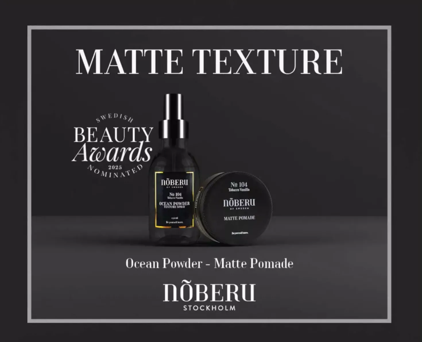 Nõberu of Sweden Giftbox Matte Texture