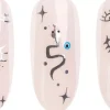 NEONAILLet Them Glow Nail Stickers Boho Silver