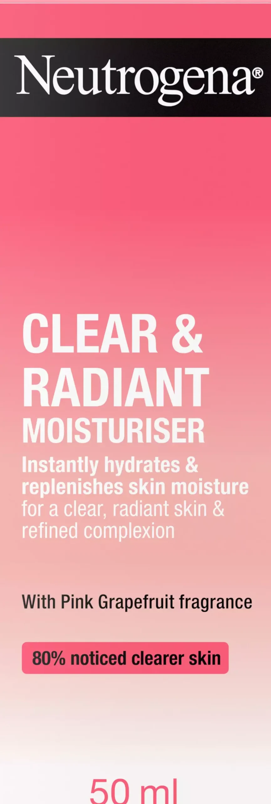NeutrogenaClear & Radiant Refreshingly Clear Moisturiser 50 ml