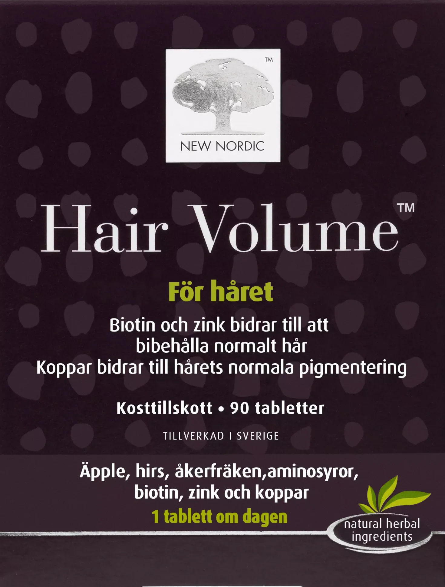 New Nordic Hair Volume 90 stk