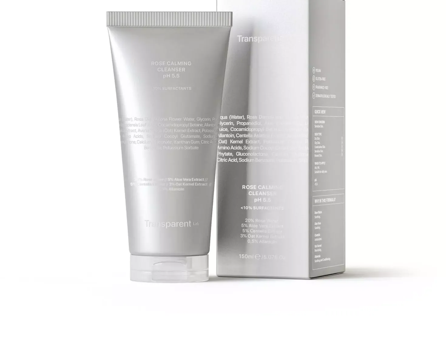 NICHE BEAUTY LABTransparent Lab Rose Calming Cleanser Ph 5.6 150 ml