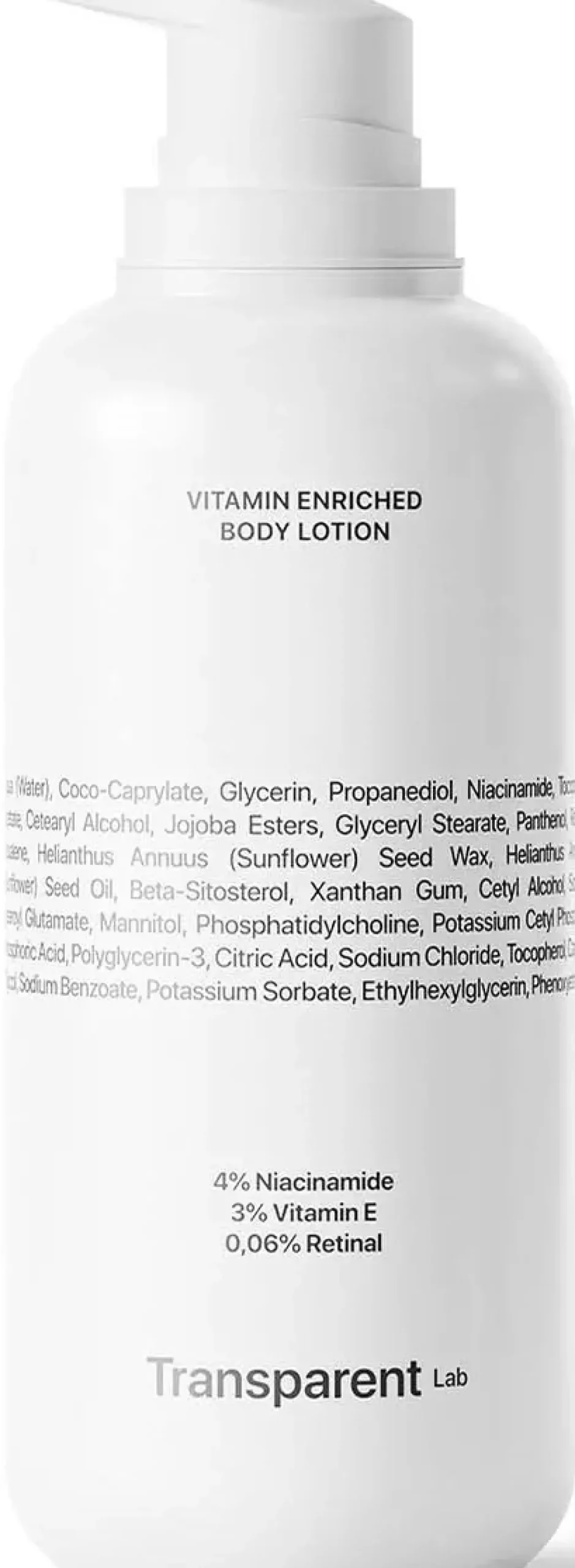 NICHE BEAUTY LABTransparent Lab Vitamin Enriched Body Lotion 400 ml