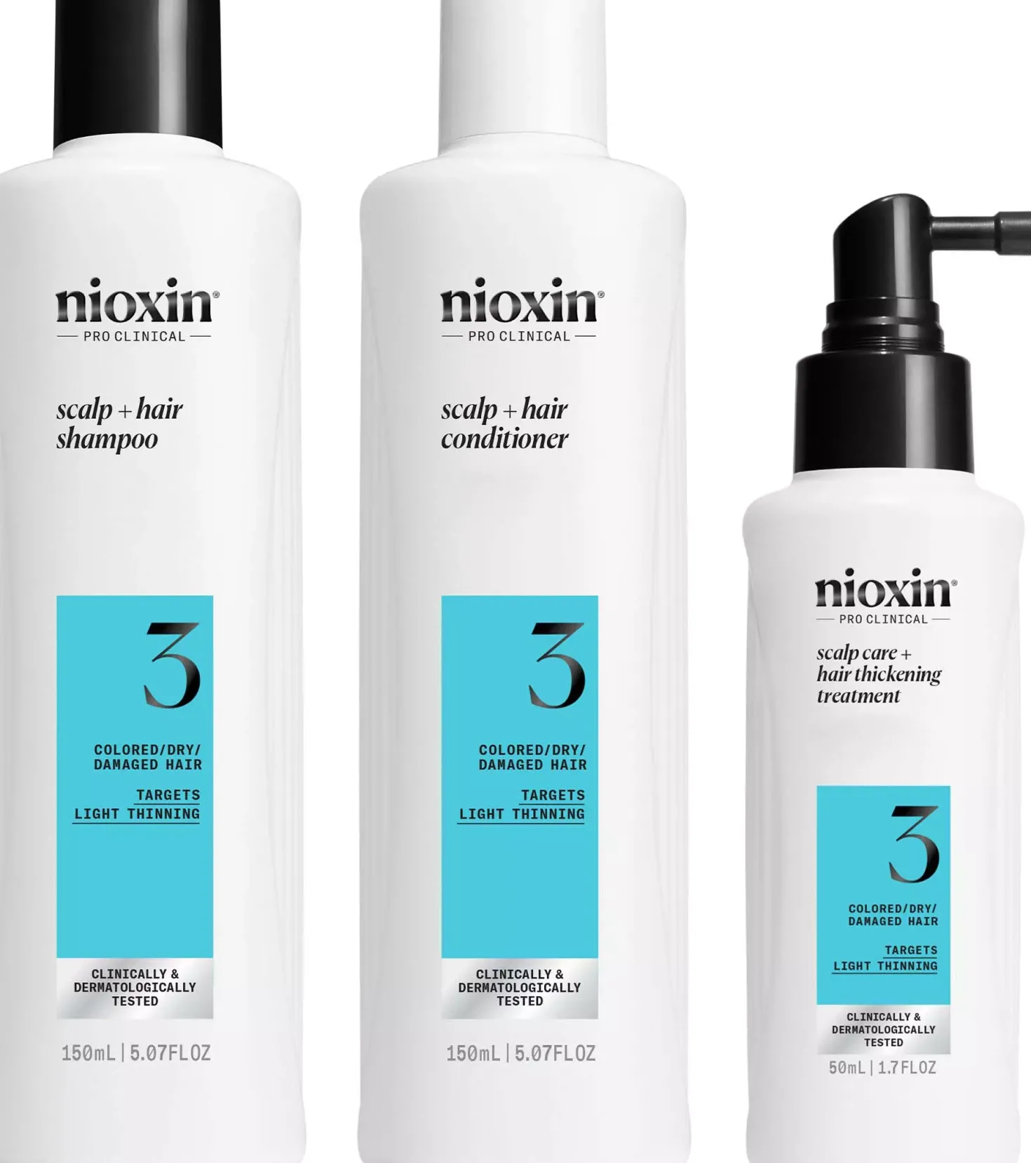 NioxinSystem 3 Trial Kit for Colored Thinning Hair
