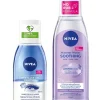 NIVEA Double Effect Waterproof Eye Make-up Remover 125 ml & Sensitive Micellar Water 200 ml