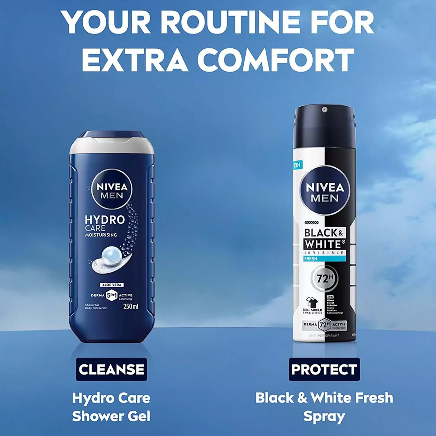 NIVEAMEN Antiperspirant Deo Black & White Fresh Spray 150 ml