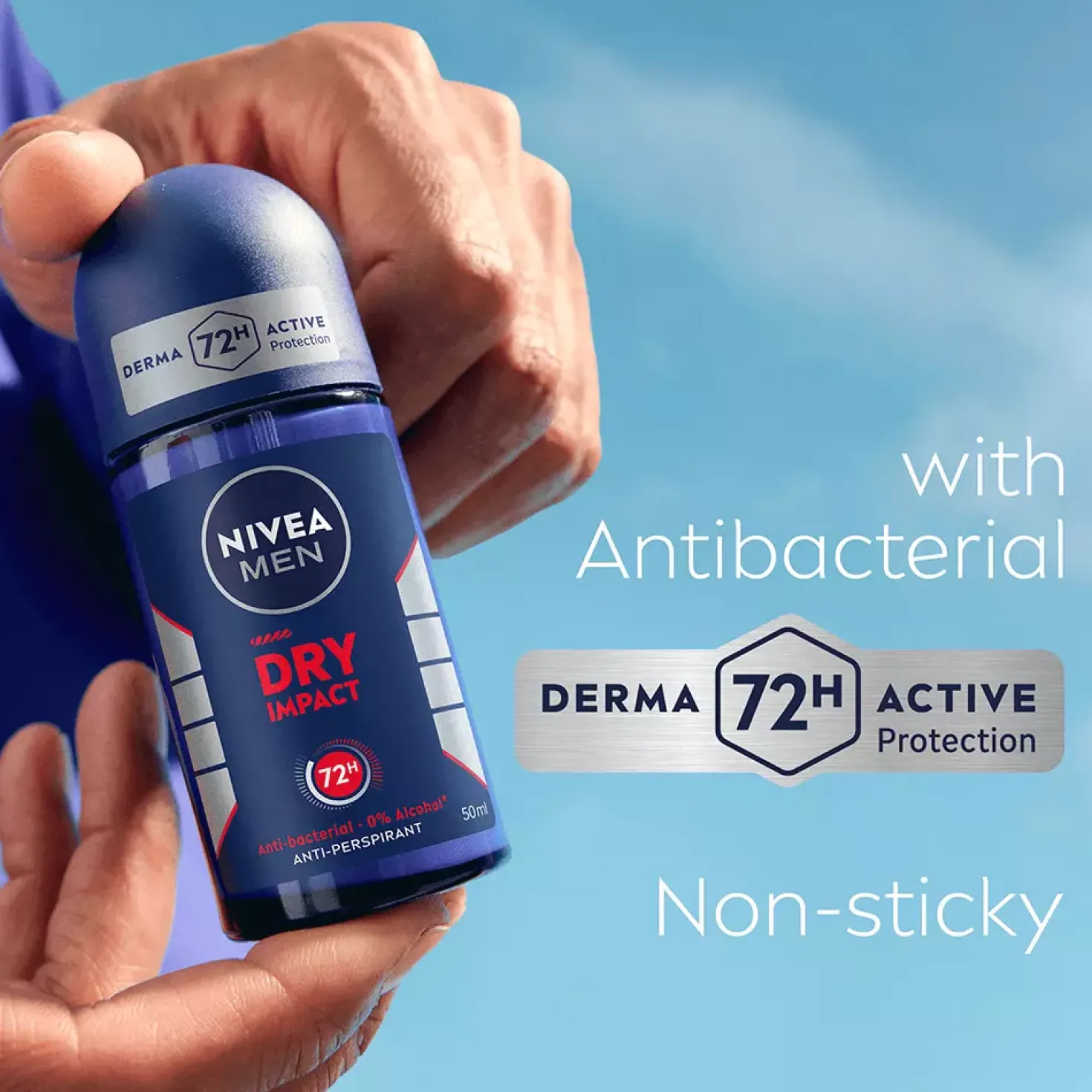 NIVEAMEN Antiperspirant Deo Dry Impact Roll On 50 ml