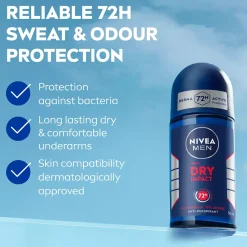 NIVEAMEN Antiperspirant Deo Dry Impact Roll On 50 ml