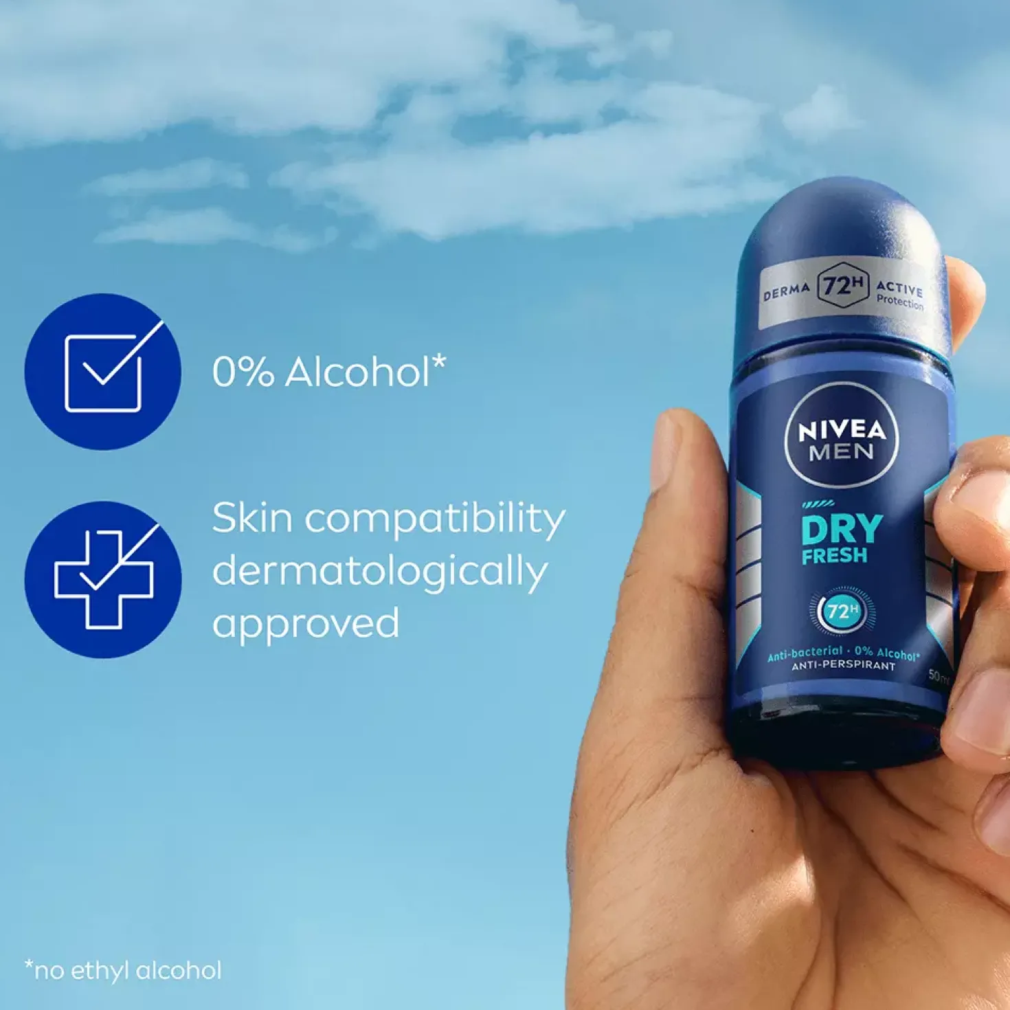 NIVEAMEN Dry Fresh Roll On 50 ml