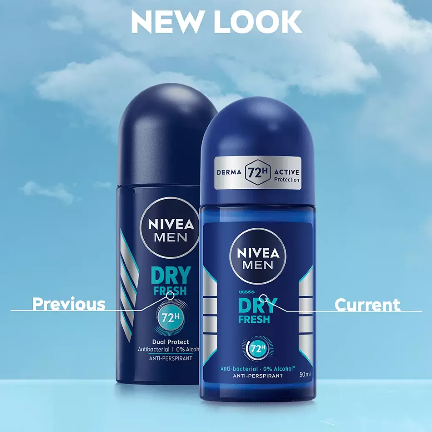 NIVEAMEN Dry Fresh Roll On 50 ml