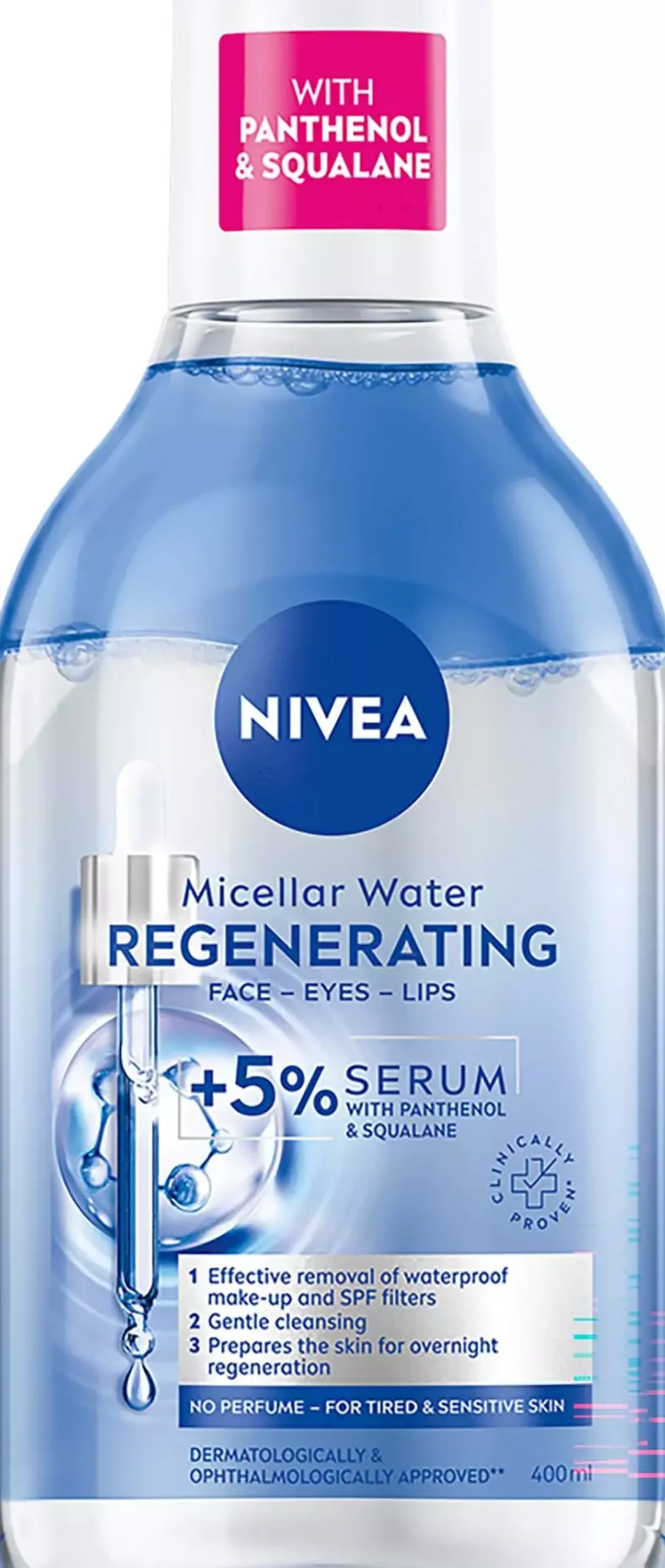 NIVEA Micellar Water Regenerating +5% serum 400 ml