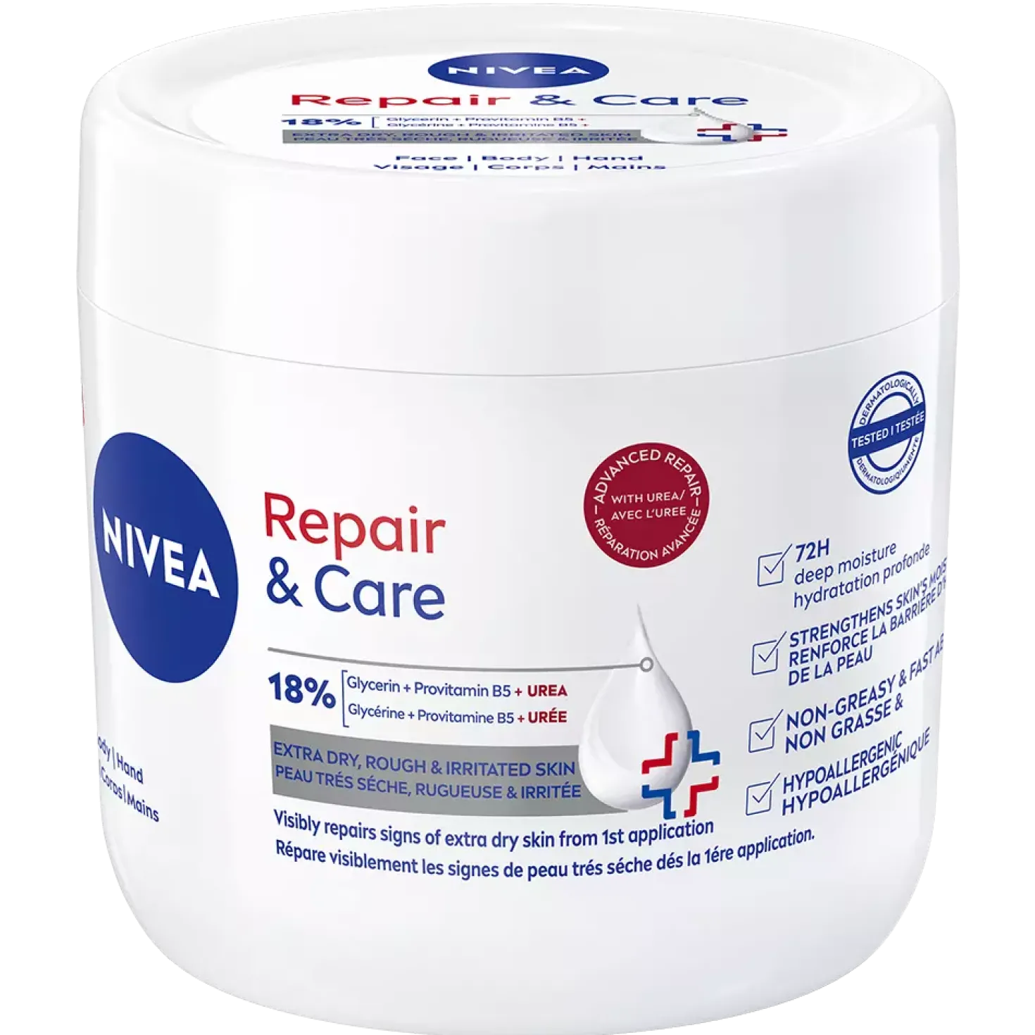 NIVEA Repair & Care Body Cream +Urea 400 ml