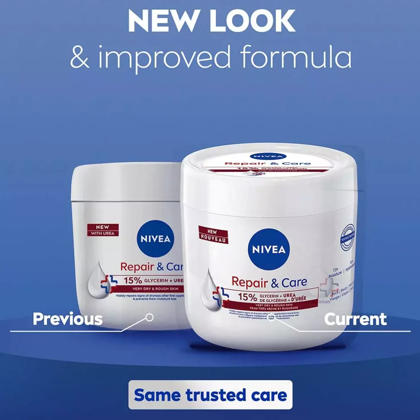 NIVEA Repair & Care Body Cream +Urea 400 ml
