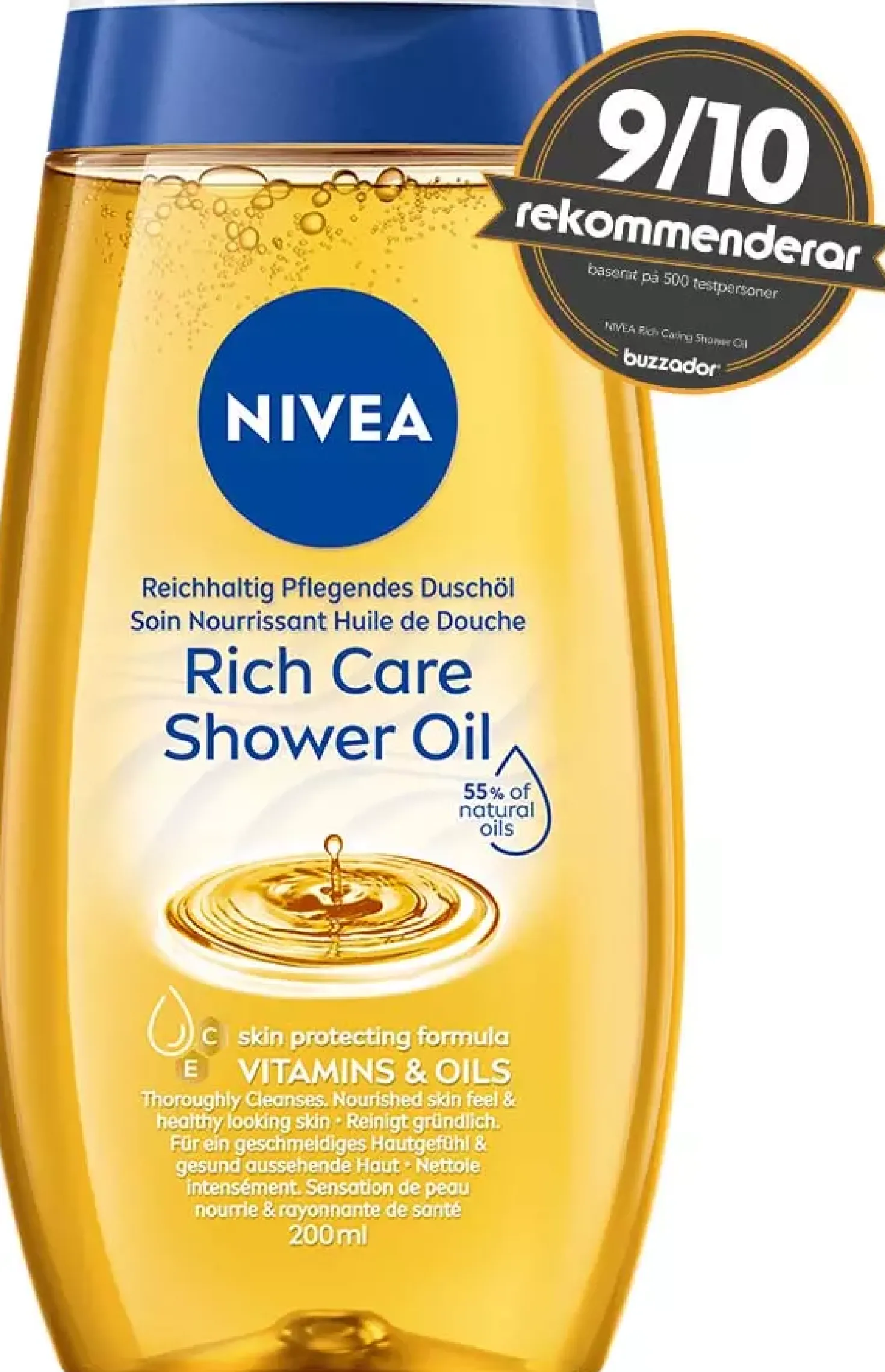 NIVEA Rich Caring Shower Oil 200 ml