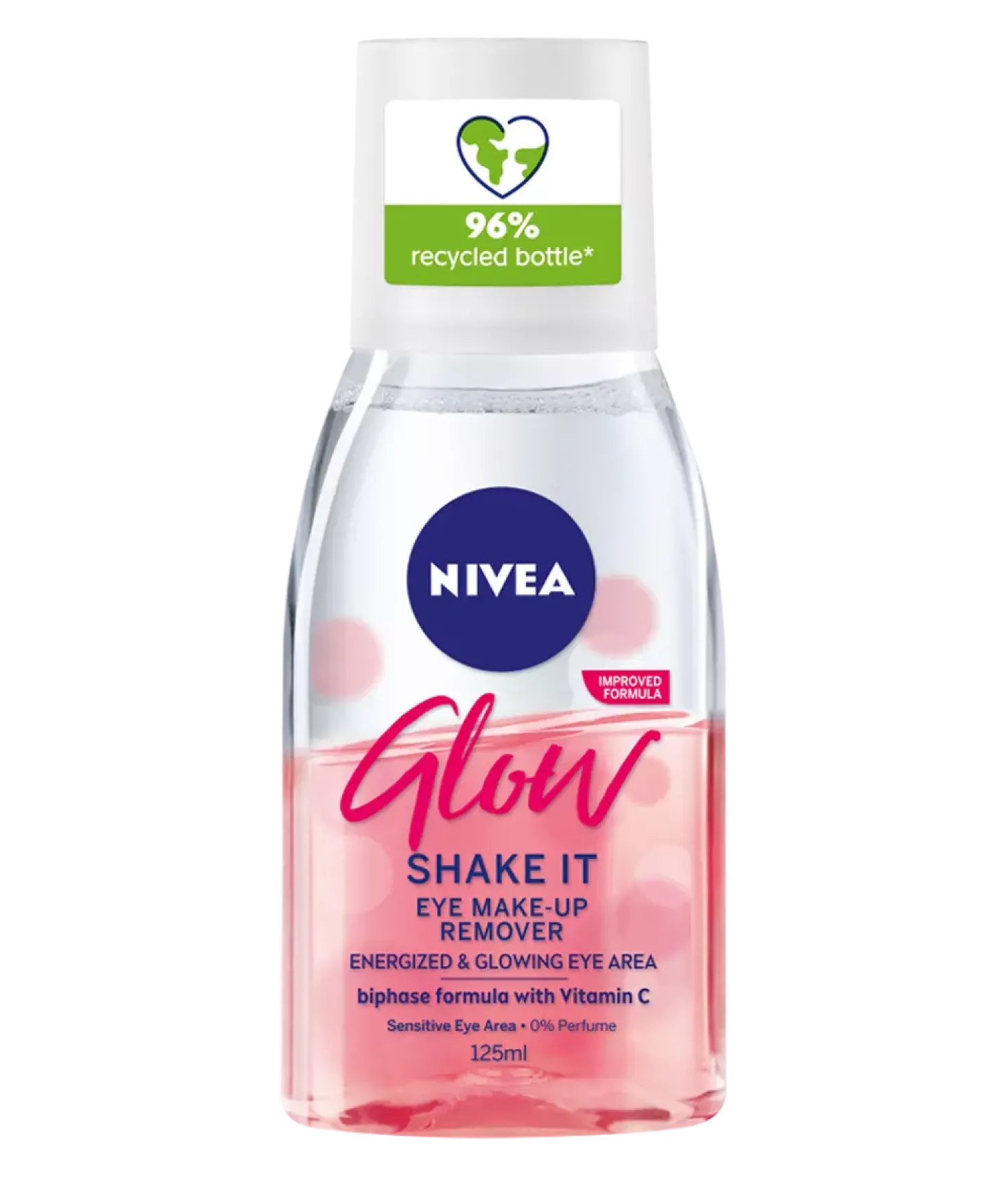 NIVEA Shake It Glow Eye Make-up Remover 125 ml