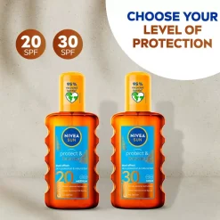NIVEASUN Protect & Bronze Oil Spray SPF20 200 ml