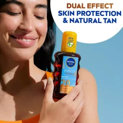NIVEASUN Protect & Bronze Oil Spray SPF20 200 ml