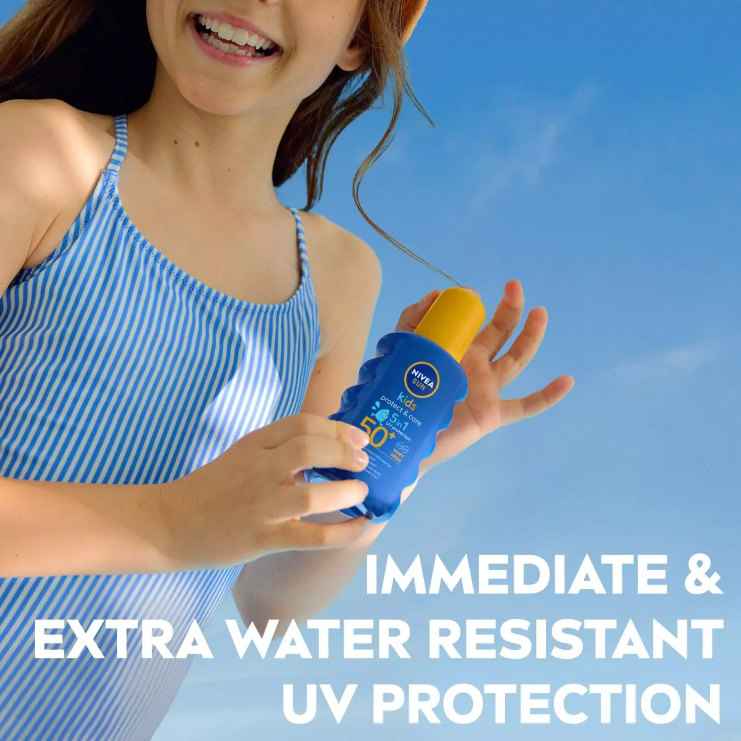 NIVEASUN Protect & Care Kids Sun Spray SPF 50+ 200 ml