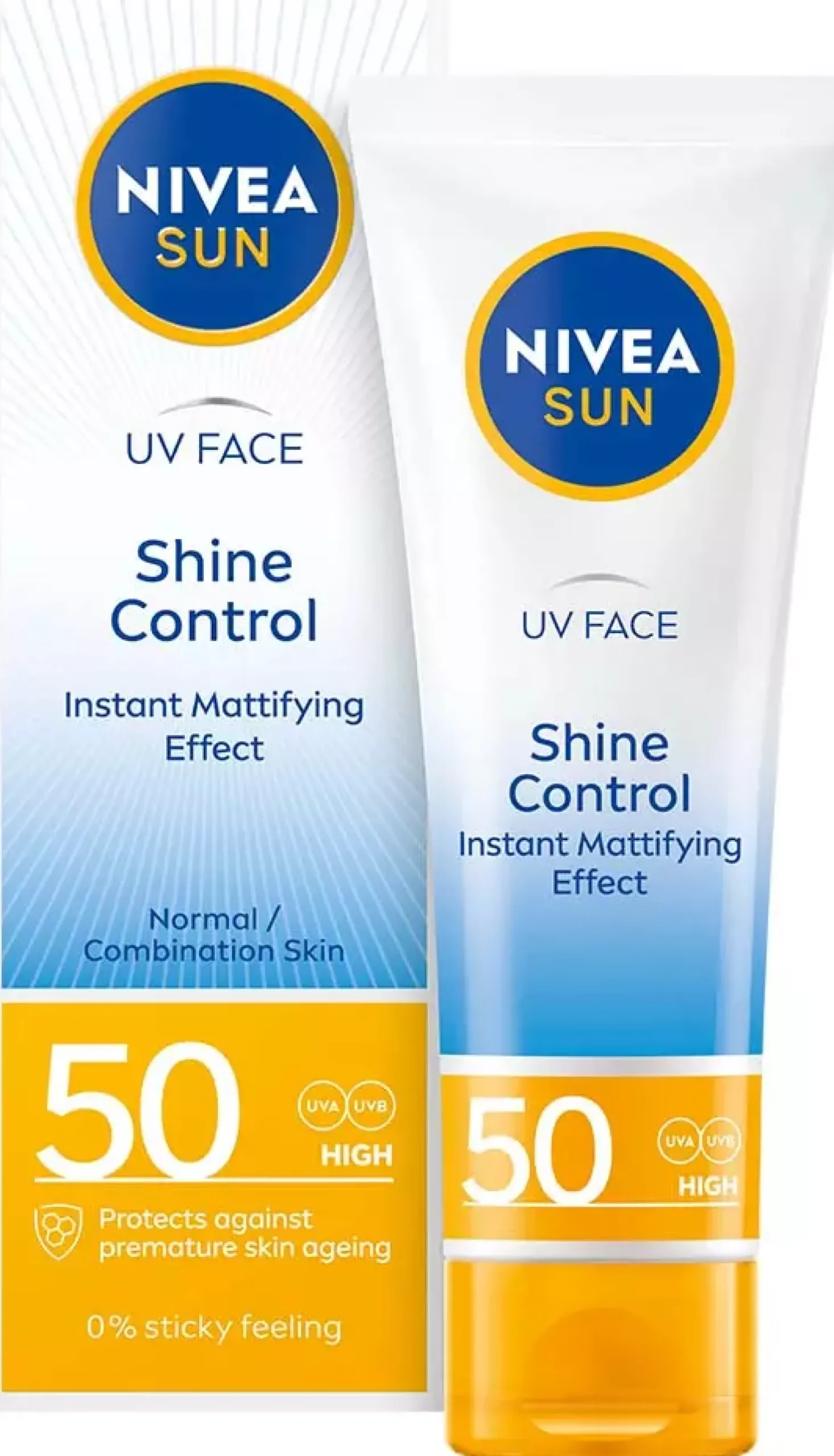 NIVEASUN UV Face Shine Control Cream Very High SPF 50+ 40 ml