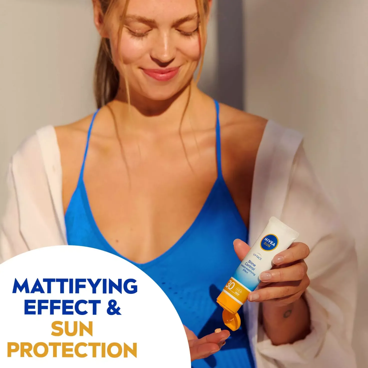 NIVEASUN UV Face Shine Control Cream Very High SPF 50+ 40 ml