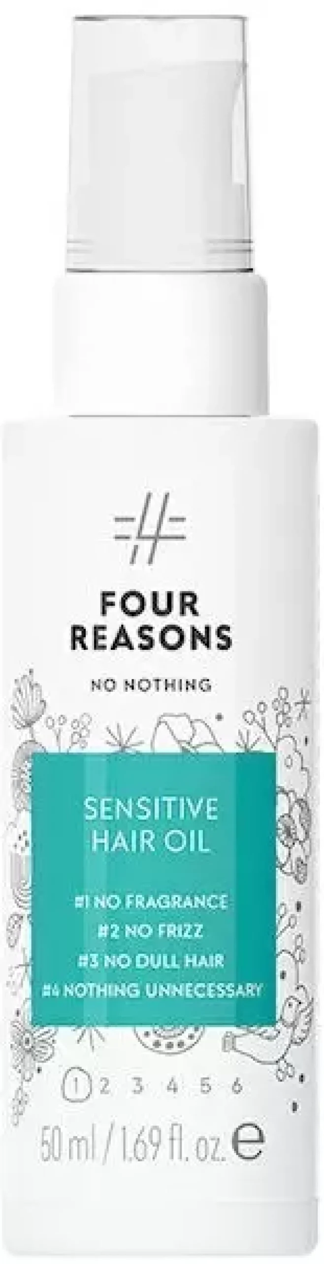 No Nothing Sensitive Hair Oil 50 ml