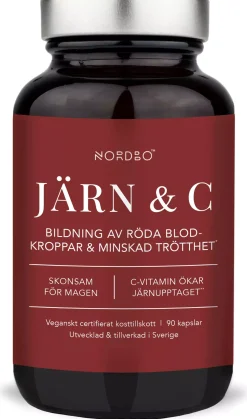 Nordbo Järn & C-vitamin 90 kap
