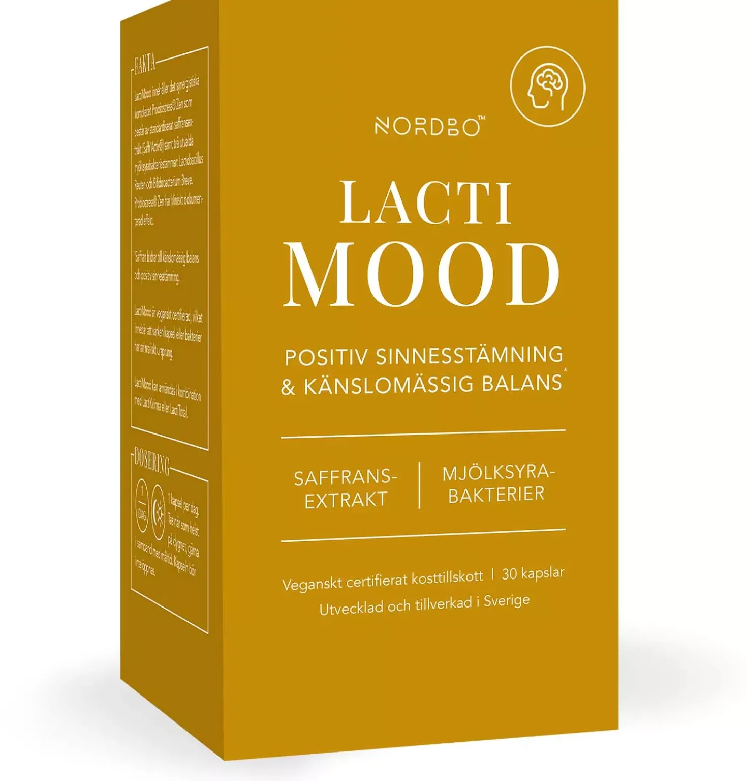 Nordbo LactiMood, 30 kap 30 stk