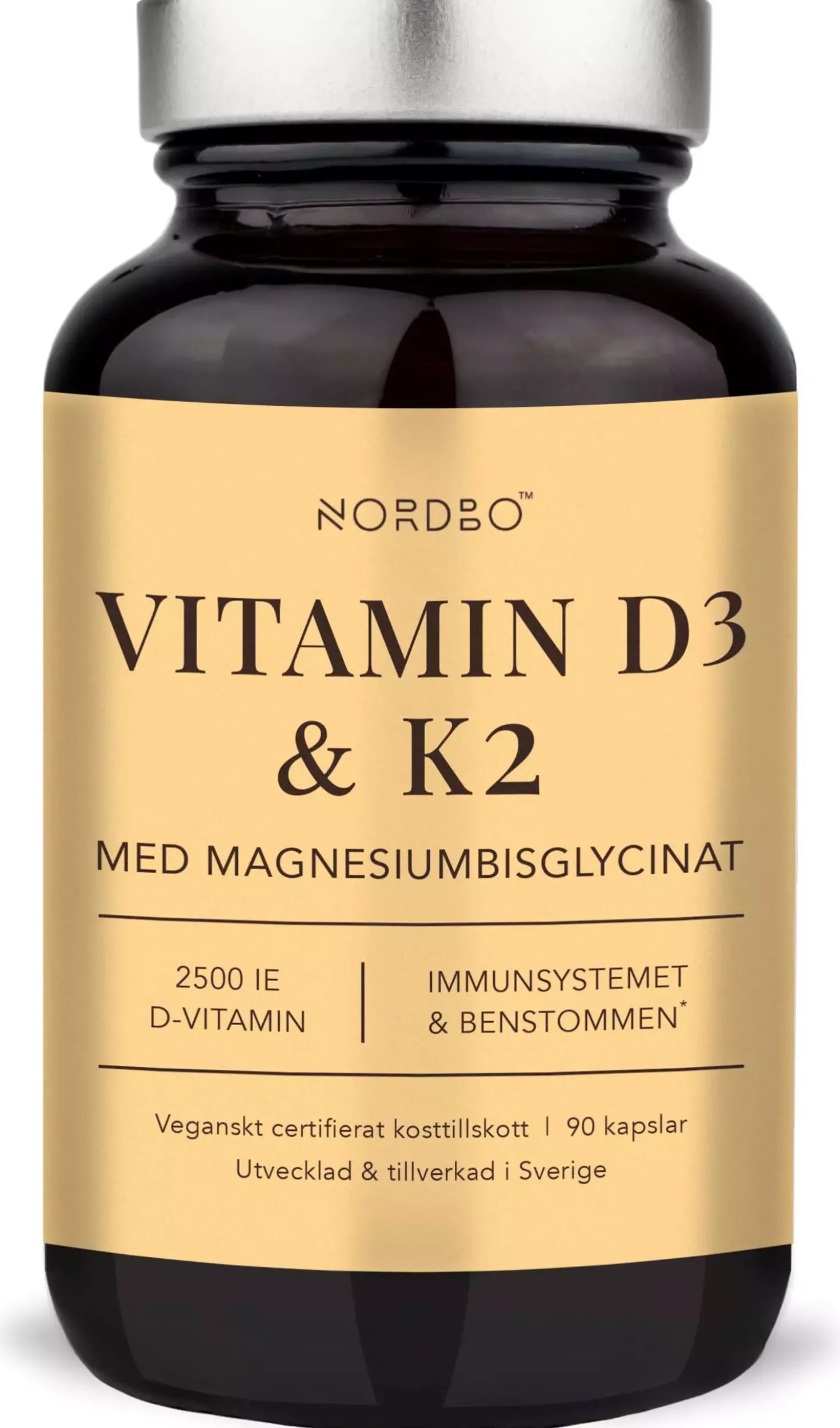 Nordbo Vitamin D3 & K2 90 stk
