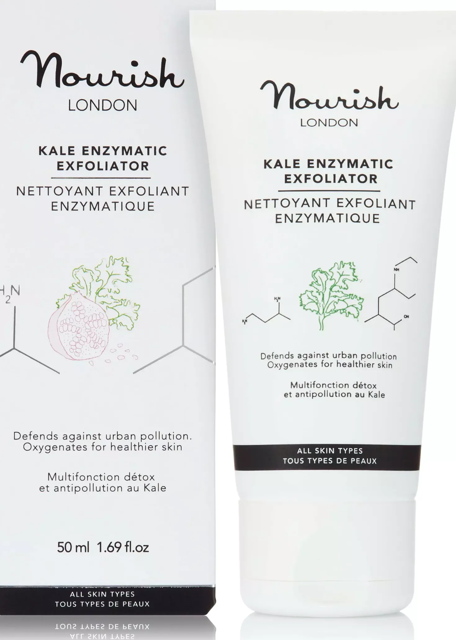 Nourish London Kale Enzymatic Exfoliator 50 ml