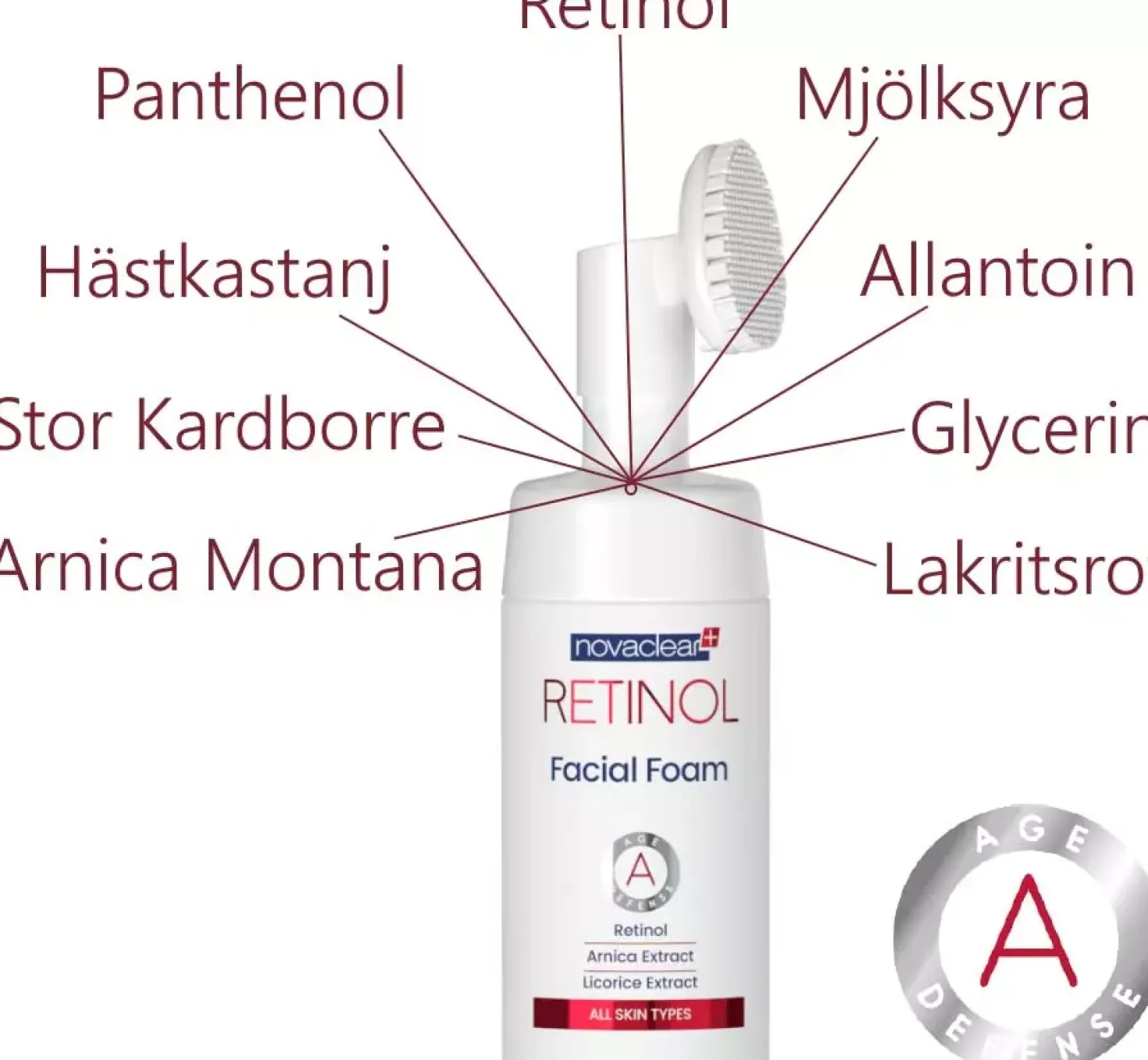 Novaclear Retinol Facial Foam 100 ml