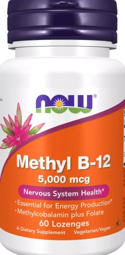 NOW Methyl B-12 5000 Mcg 60 stk