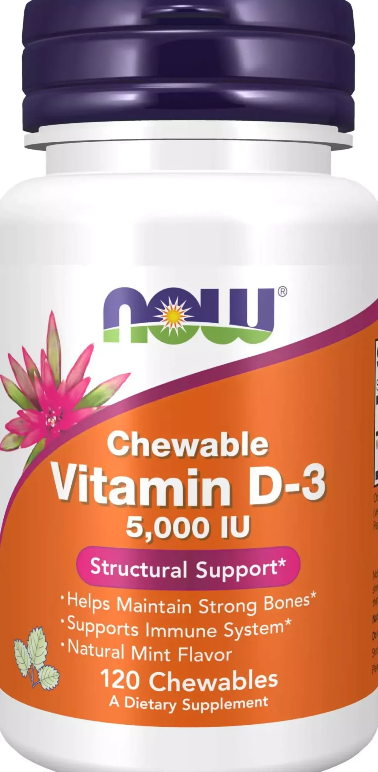 NOW Vitamin D-3 5000 Iu 120 stk