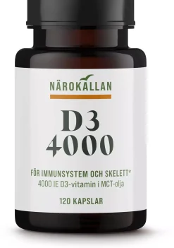 Närokällan D3 4000 IE 120 stk