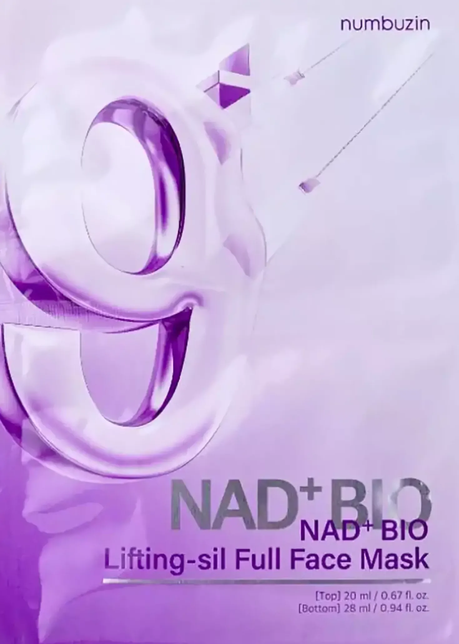 numbuzin No.9 NAD+ Bio Lifting-Sil Full Face Pack Sheet 48 ml