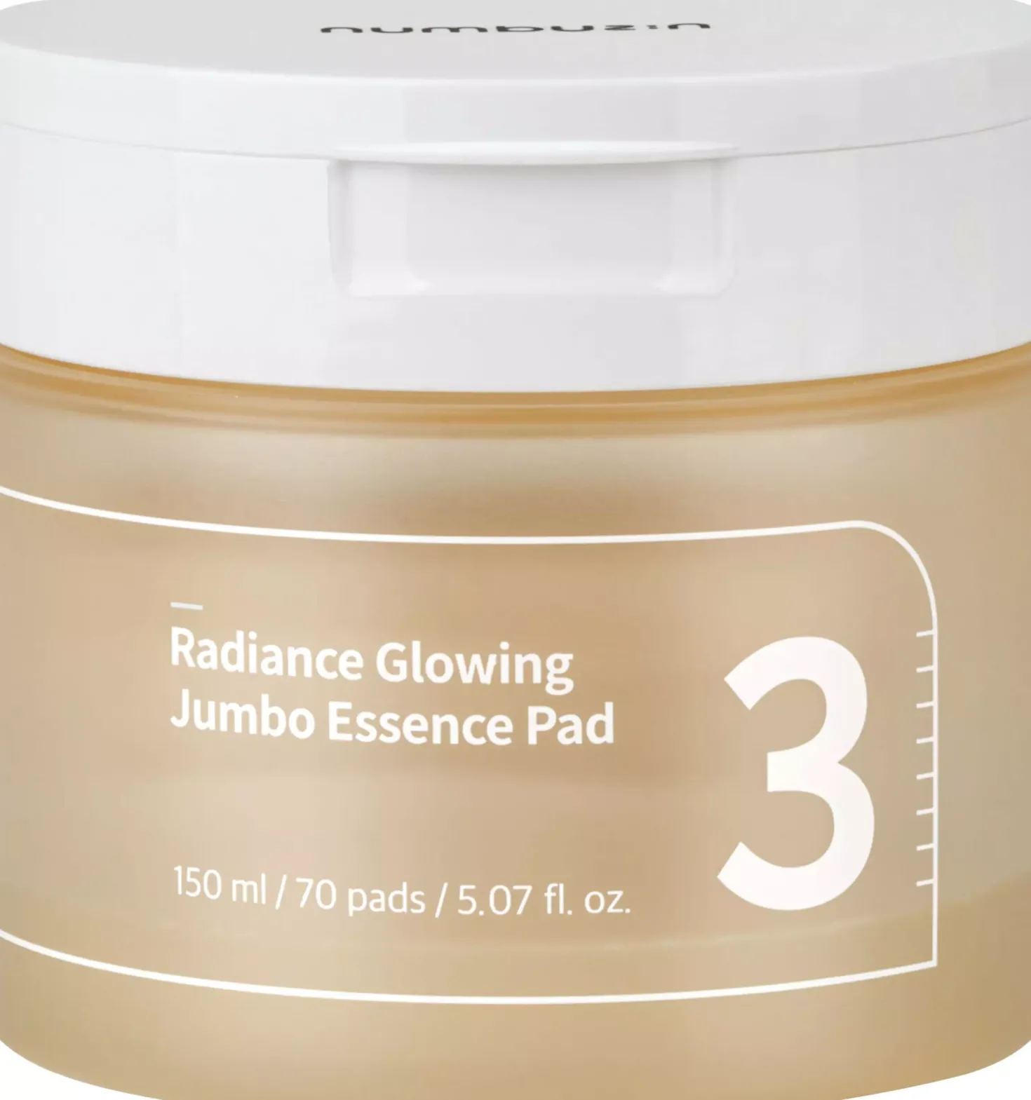 numbuzin No.3 Radiance Glowing Jumbo Essence Pad (70 pads) 150 ml