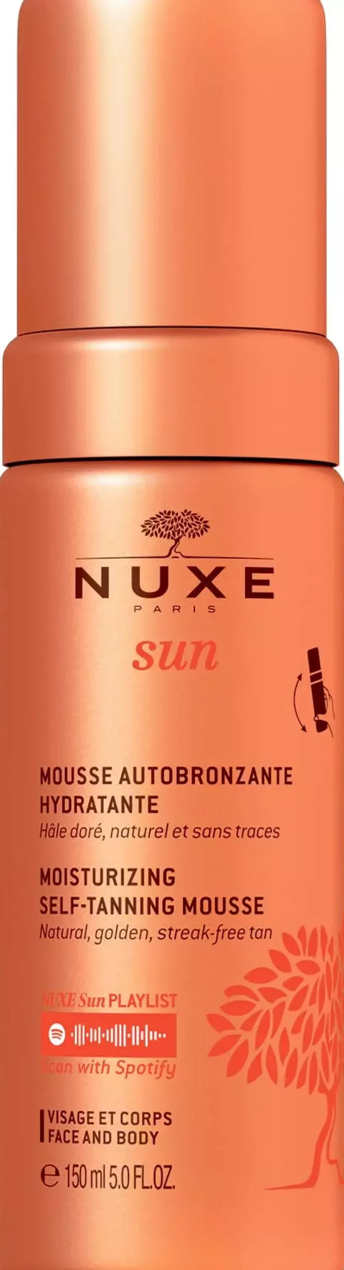NuxeSun Moisturizing Self-Tanning Mousse 150 ml