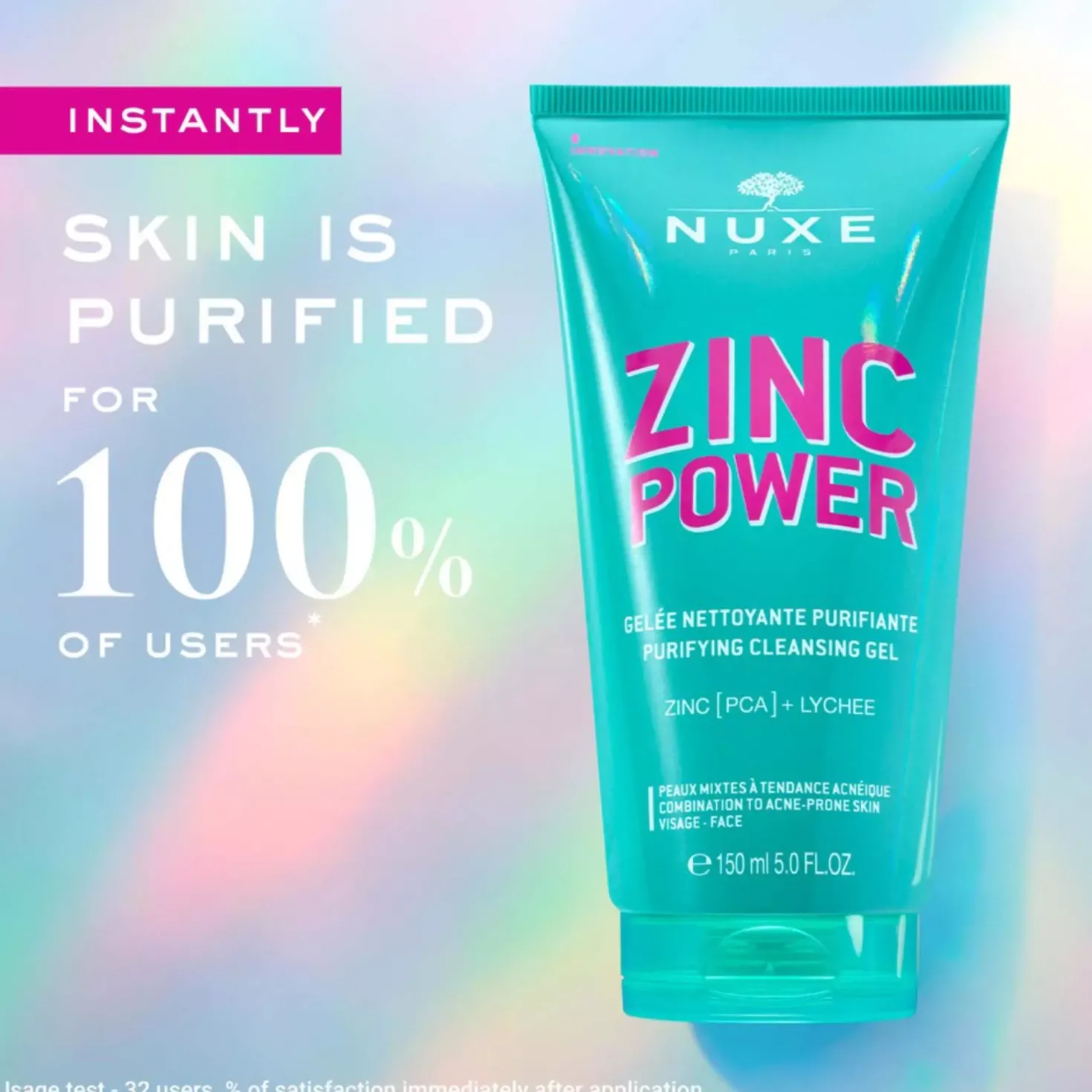 NuxeZinc Power Purifying Cleansing Gel 150 ml